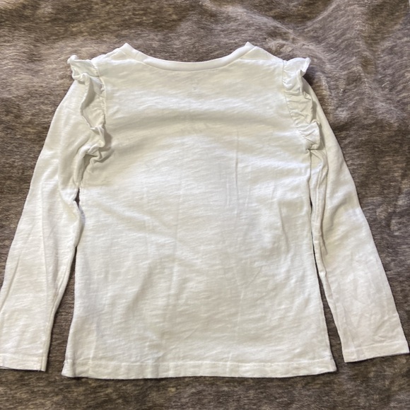 HP 🎉 Carters Kid Girls long sleeve t-shirt with adorable details! Size 8 - Picture 4 of 6